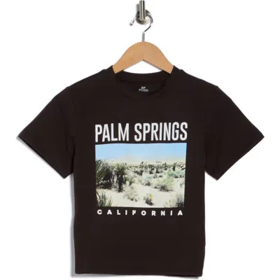 Philcos Palm Springs California Graphic T-shirt In Black