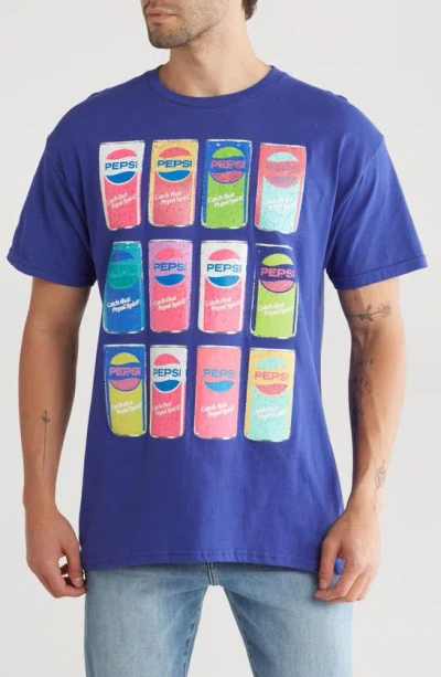 Philcos Pepsi Can Graphic T-shirt In Blue