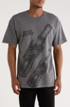 Philcos Pepsi Jumbo Bottles Cotton Graphic T-shirt In Gray