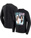Philcos Philco's Men's And Women's Aaliyah Black Graphic Pullover Sweatshirt In Black