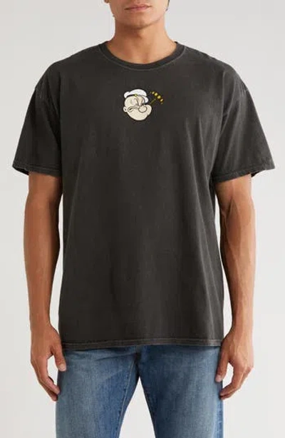Philcos Popeye Graphic T-shirt In Black