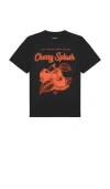 Philcos Push Pop Cherry Splash Tee In Black