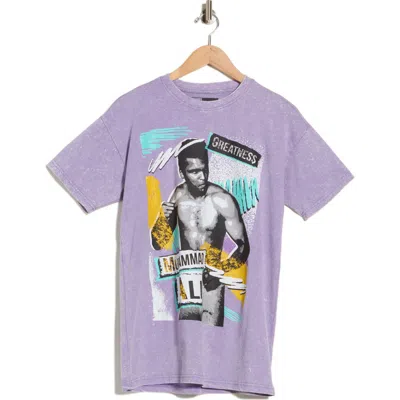 Philcos Retro Ali Cotton T-shirt In Purple