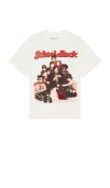 Philcos School Of Rock Group Shot Boxy Tee In Cream