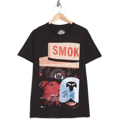 Philcos Smokey Bear Jumbo Cotton Graphic T-shirt In Black