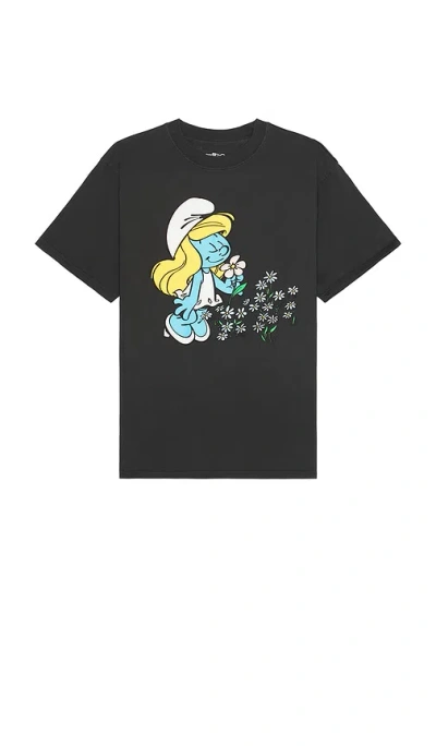 Philcos Smurfs Valentine's Boxy Tee In Black