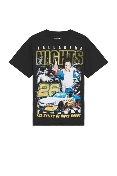 Philcos Talladega Nights Collage Boxy Tee In Black Pigment