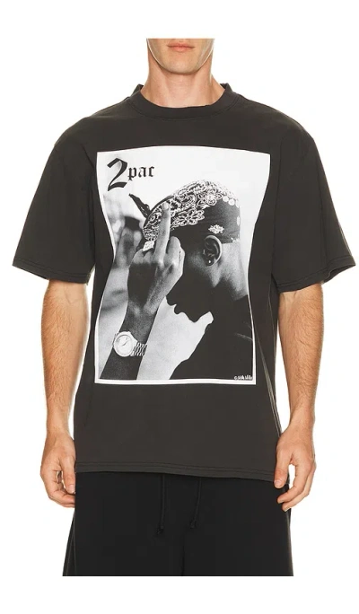 Philcos Tupac Photo Tee In Black