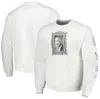 PHILCOS UNISEX MARTIN LUTHER KING JR. WHITE GRAPHIC PULLOVER SWEATSHIRT