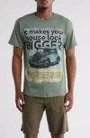 Philcos Volkswagen Bigger Bug Graphic T-shirt In Light Green