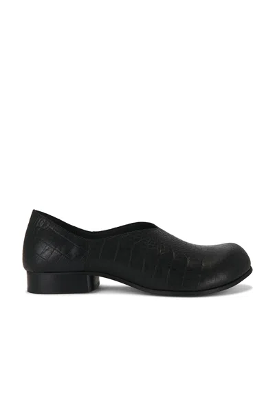 Phileo 067 Crocodile Clog In Black