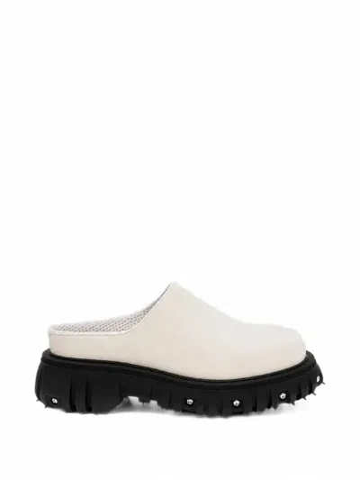 Phileo Massive Chunky Mules In Animal Print