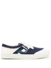 PHILEO PARIS LOGO-PRINT LOW-TOP SNEAKERS