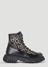 Phileo Monogram-pattern Boots In Black