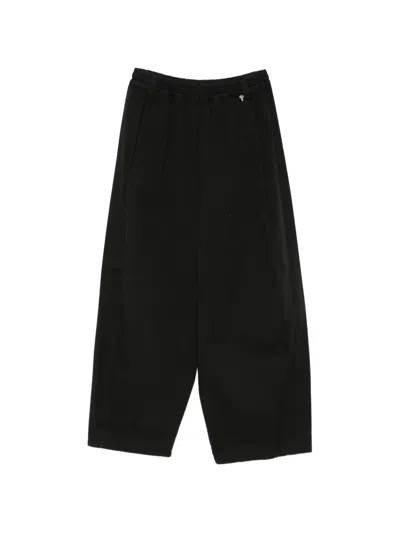 Philia Loft Elasticated-waistband Trousers In Black