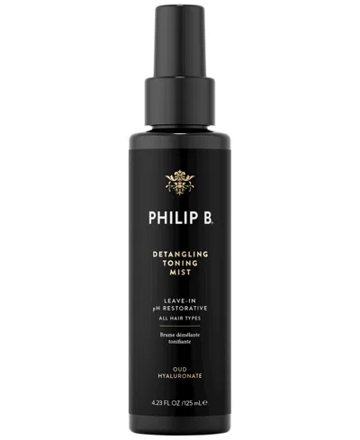 Philip B Detangling Toning Mist, 4.23 Oz. In Transparent
