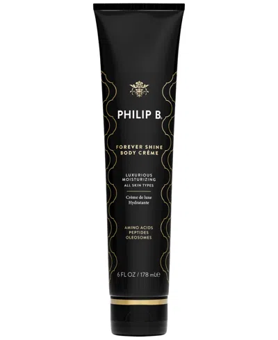 Philip B Forever Shine Body Creme, 6 Oz. In Transparent