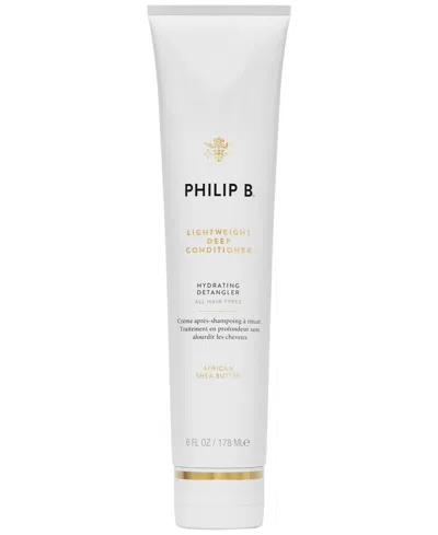 Philip B Lightweight Deep Conditioner, 6 Oz. In Transparent