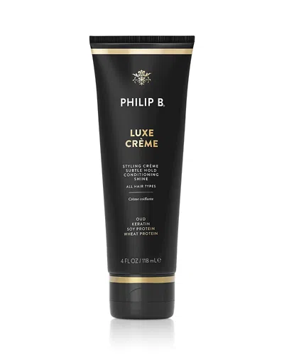 Philip B Luxe Creme 4 Oz. In Transparent