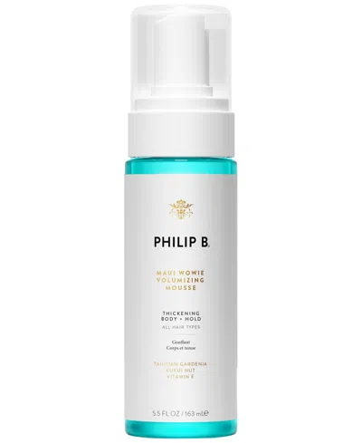 Philip B Maui Wowie Volumizing Mousse, 5.5 Oz. In Transparent