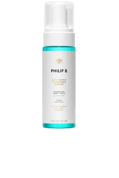 Philip B Maui Wowie Volumizing Mousse 5.5 Oz. In Transparent