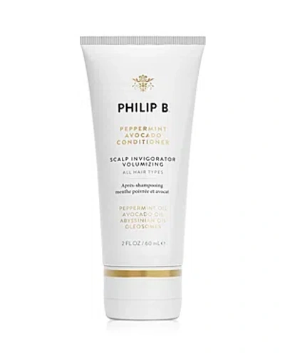 Philip B Peppermint Avocado Conditioner 2 Oz. In White