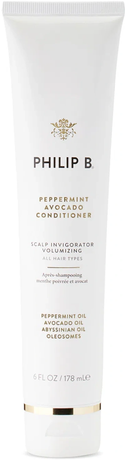 Philip B Peppermint Avocado Conditioner, 6 oz In White