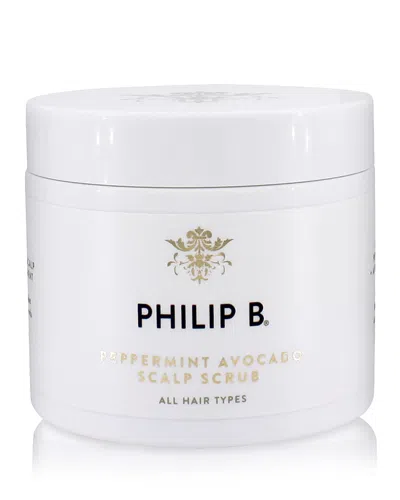 PHILIP B PEPPERMINT AVOCADO SCALP SCRUB 8 OZ.,300056630