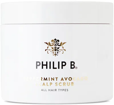 Philip B Peppermint Avocado Scalp Scrub, 8 oz In Na