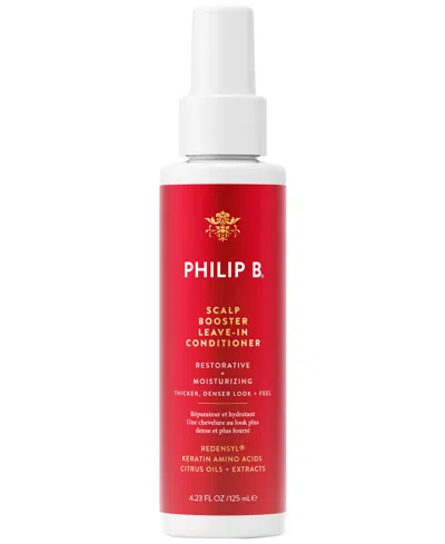 Philip B Scalp Booster Leave-in Conditioner, 4.23 Oz. In Transparent