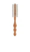 Philip B Small (45mm) Round Blonde Hairbrush In White