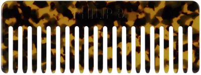 Philip B Tortoiseshell Detangling Comb In N/a