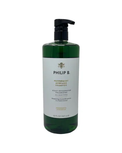 Philip B . Unisex 32oz Peppermint Avocado Shampoo