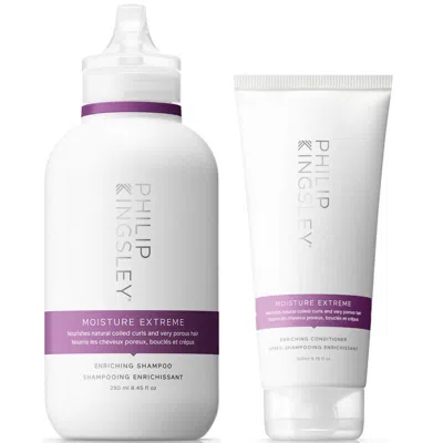 Philip Kingsley Moisture Extreme Duo - Shampoo & Conditioner (worth $68) In White