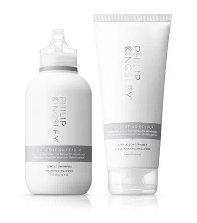 Philip Kingsley No Scent No Colour Shampoo And Conditioner Gift Set In White