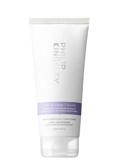 Philip Kingsley Pure Blonde/silver Brightening Daily Conditioner 200ml In N/a