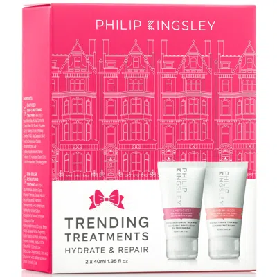 Philip Kingsley Trending Treatments: Hydrate And Repair Stocking Filler (worth £22.50) In White