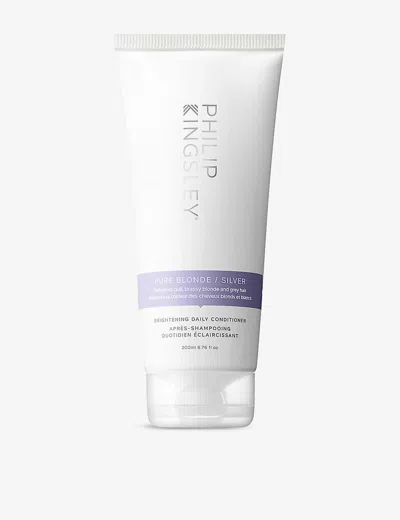 Philip Kingsley Pure Blonde Silver Conditioner In Transparent
