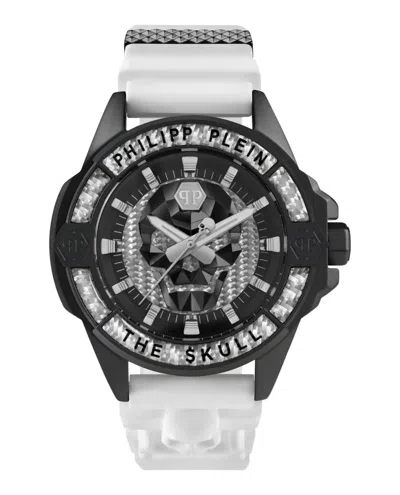 Pre-owned Philip Plein Philipp Plein Men's Watch Analog Quartz The $ Kull Carbon Fiber Pwaaa1822