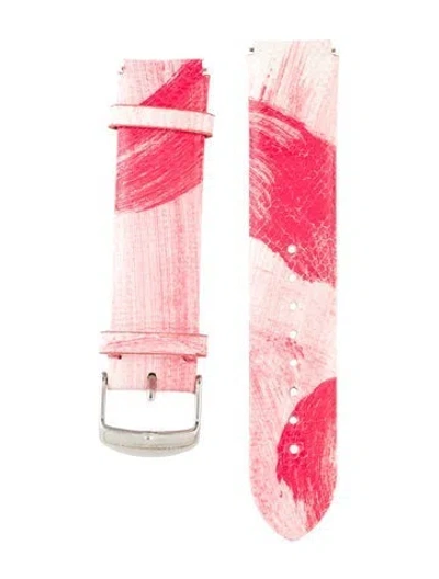 Pre-owned Philip Stein 18mm Lizard Watch Strap In Multi