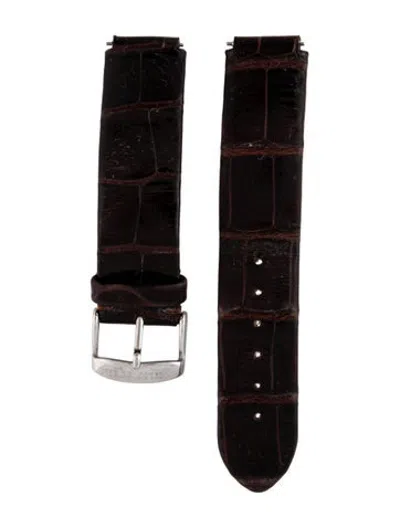 Pre-owned Philip Stein 18mm Watch Strap In Brown