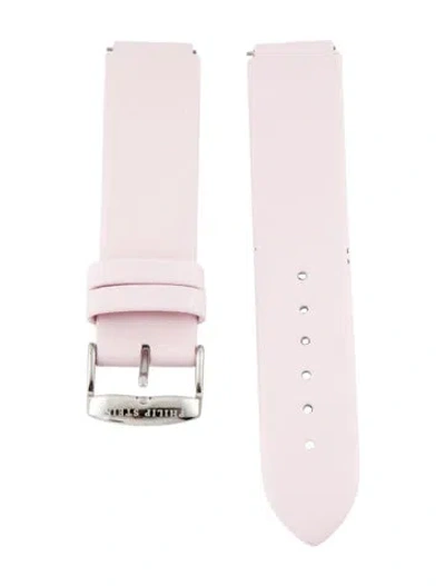 Pre-owned Philip Stein 18mm Watch Strap. In Pink