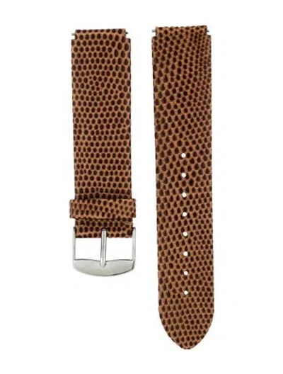 Pre-owned Philip Stein 21mm Watch Strap. In Brown