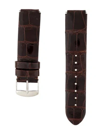 Pre-owned Philip Stein 21mm Watch Strap. In Brown
