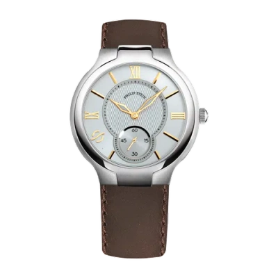 Pre-owned Philip Stein Classic Round Large - Model 42-csilyg-csch Watch