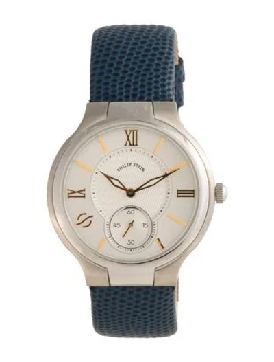 Pre-owned Philip Stein Classic Round Watch In Multicolor