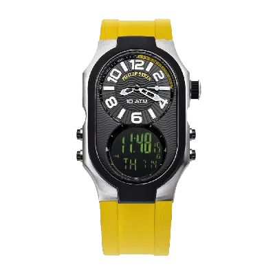 Philip Stein Digi Sport - Model 3rb-ad-ry In Black