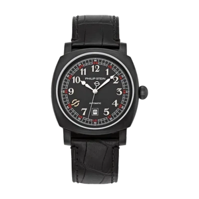 Pre-owned Philip Stein Harmonic - Model 50ab-fbk-cstab Watch
