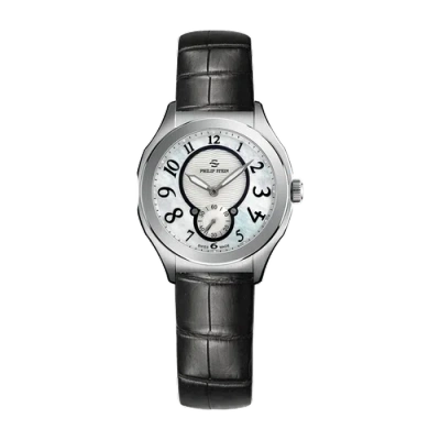Pre-owned Philip Stein Prestige Round Small - Model 15-fgrmop-ab Watch