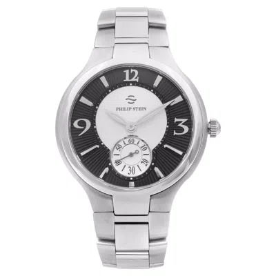Pre-owned Philip Stein Signature Novalties Steel Quartz Mens Watch 43-mbw-ss In Multi